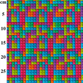 John Louden Playing Blocks Cotton Print Fabric Extra Wide 60" (JLC0544)